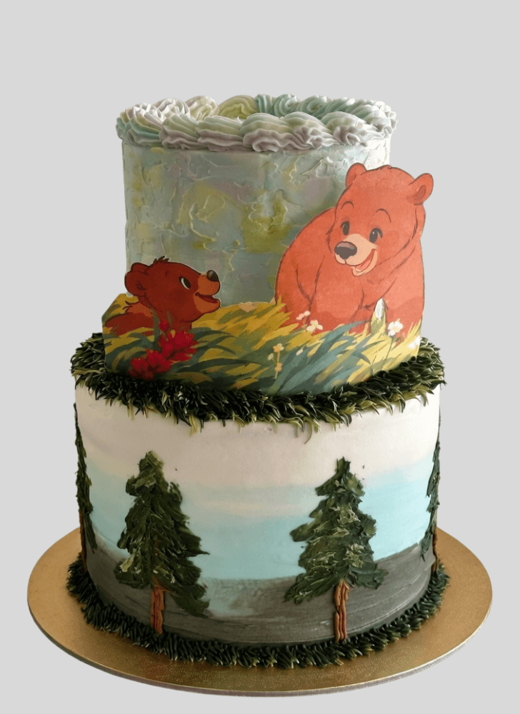 Charming Brother Bear Cake