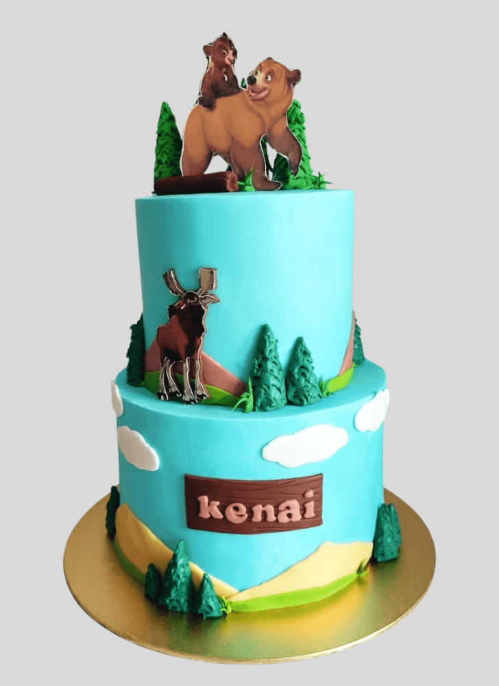 Comely Brother Bear Cake