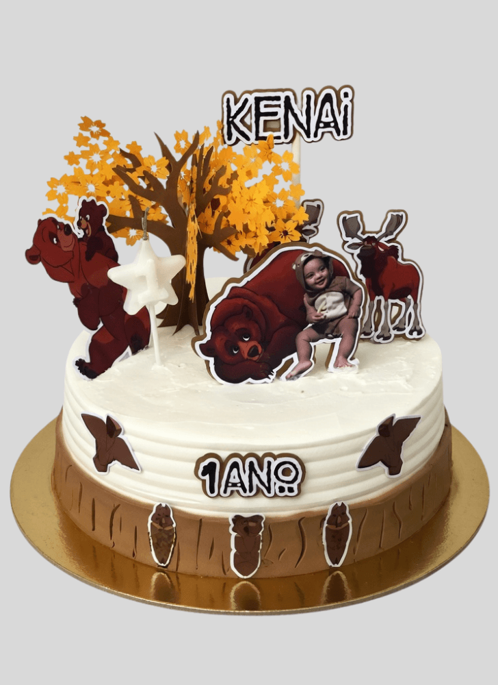 Dazzling Brother Bear Cake