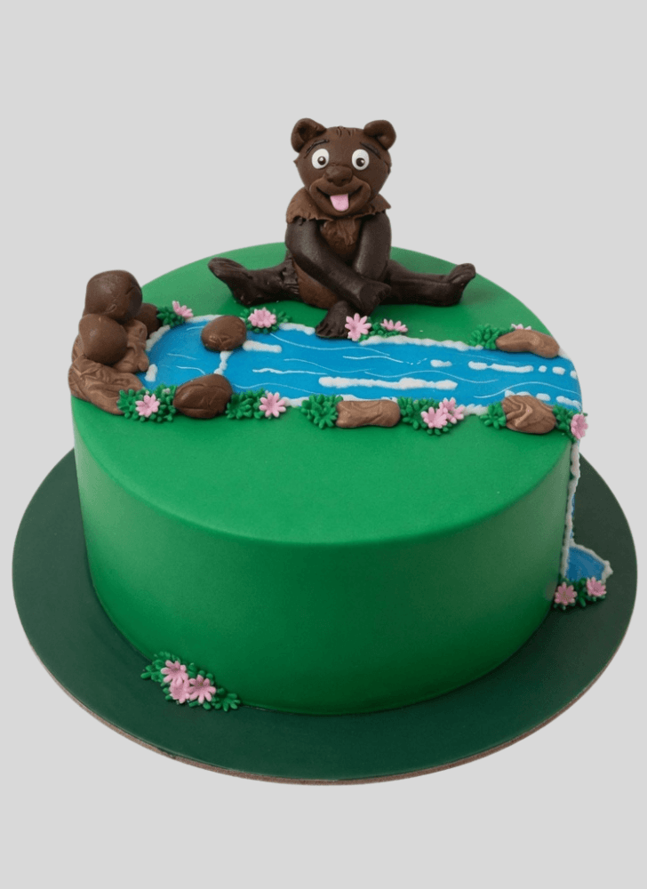 Elegant Brother Bear Cake