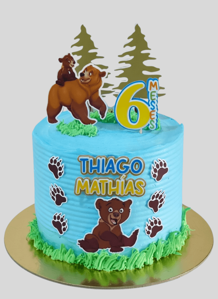 Enticing Brother Bear Cake