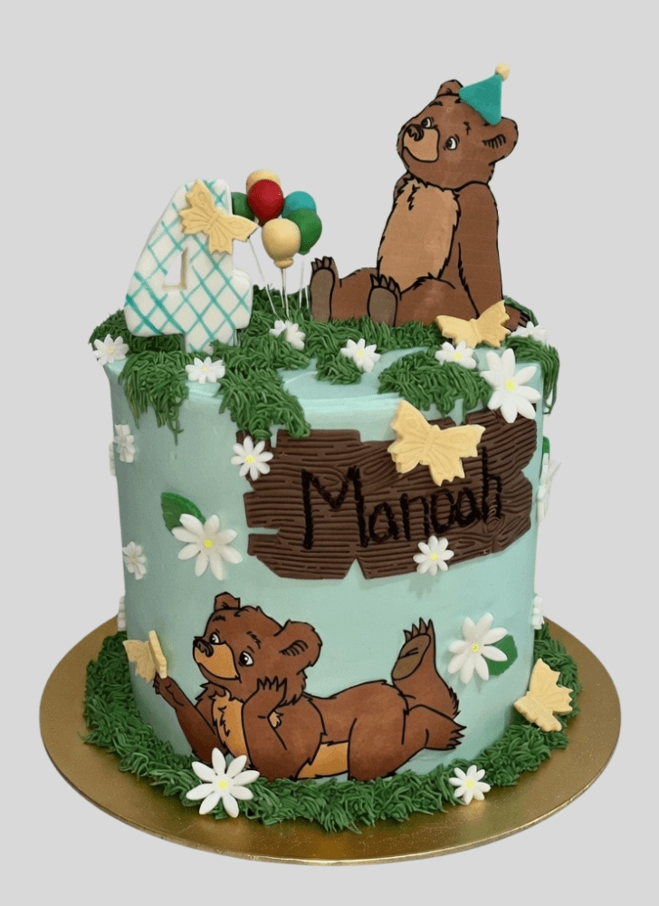 Exquisite Brother Bear Cake