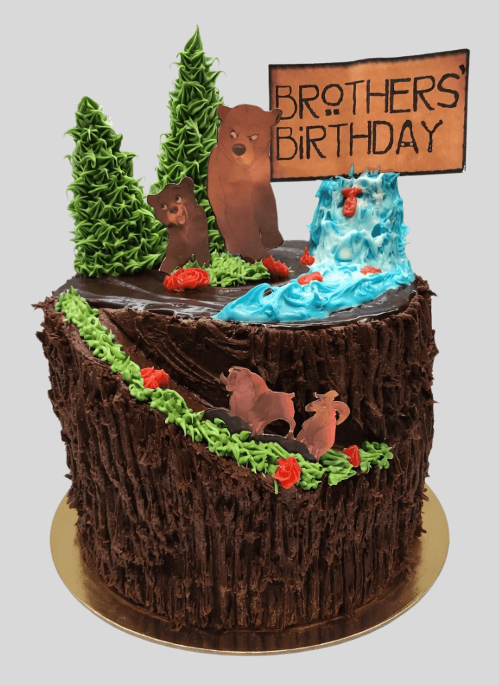 Fascinating Brother Bear Cake