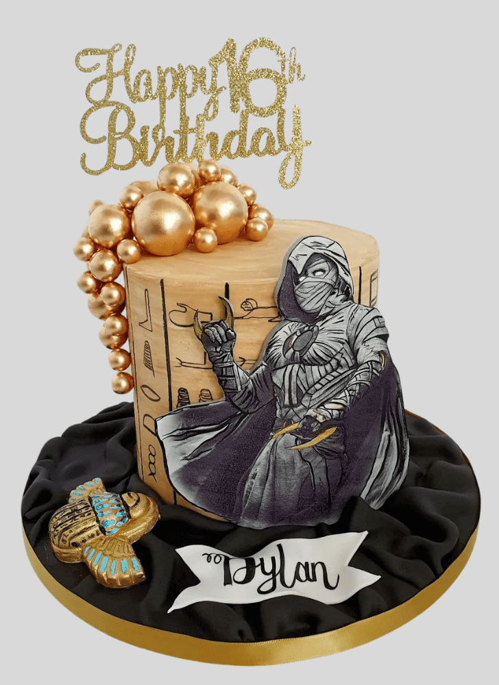 Admirable Moon Knight Cake Design