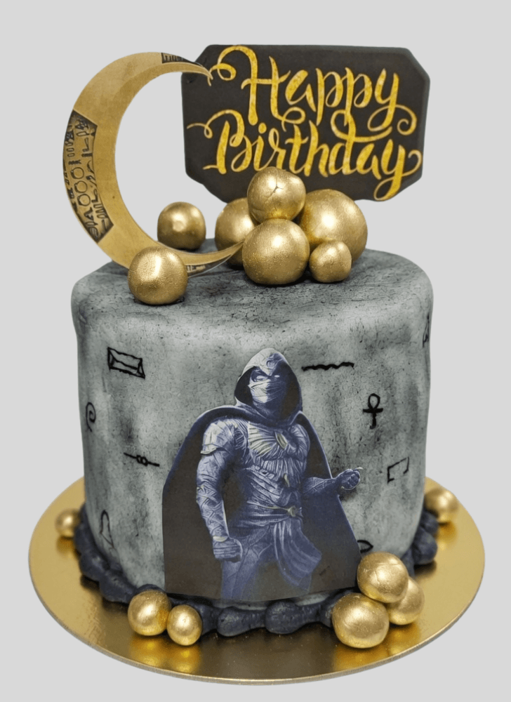 Radiant Moon Knight Cake