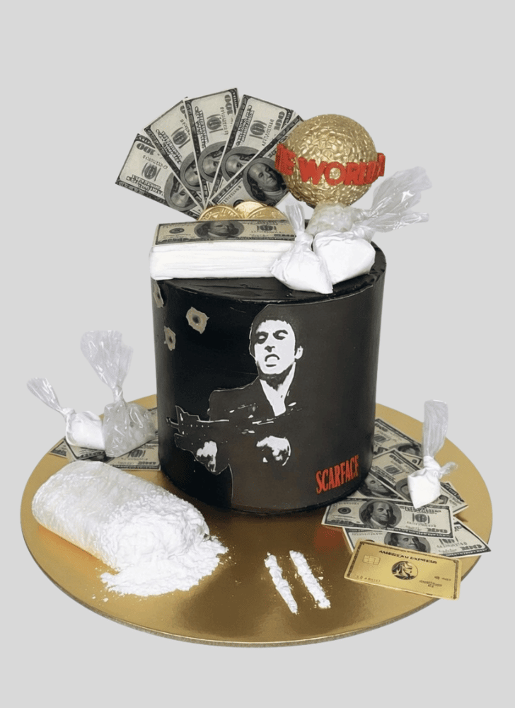 Adorable Scarface Cake