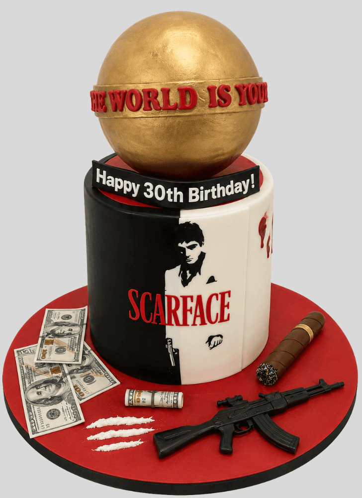 Alluring Scarface Cake