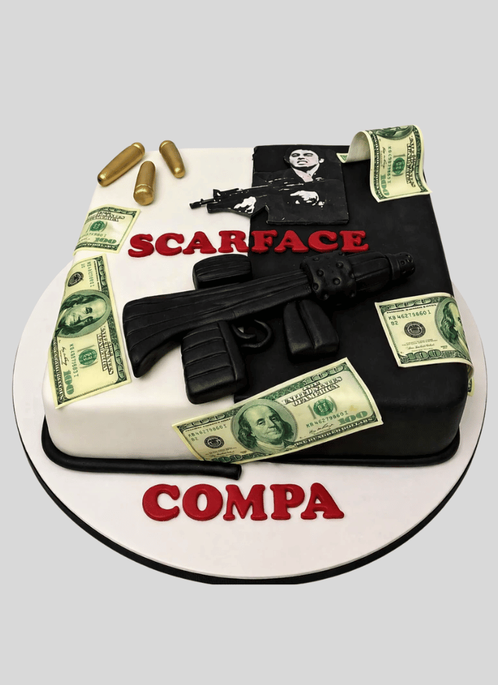 Angelic Scarface Cake
