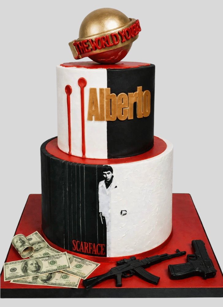 Appealing Scarface Cake
