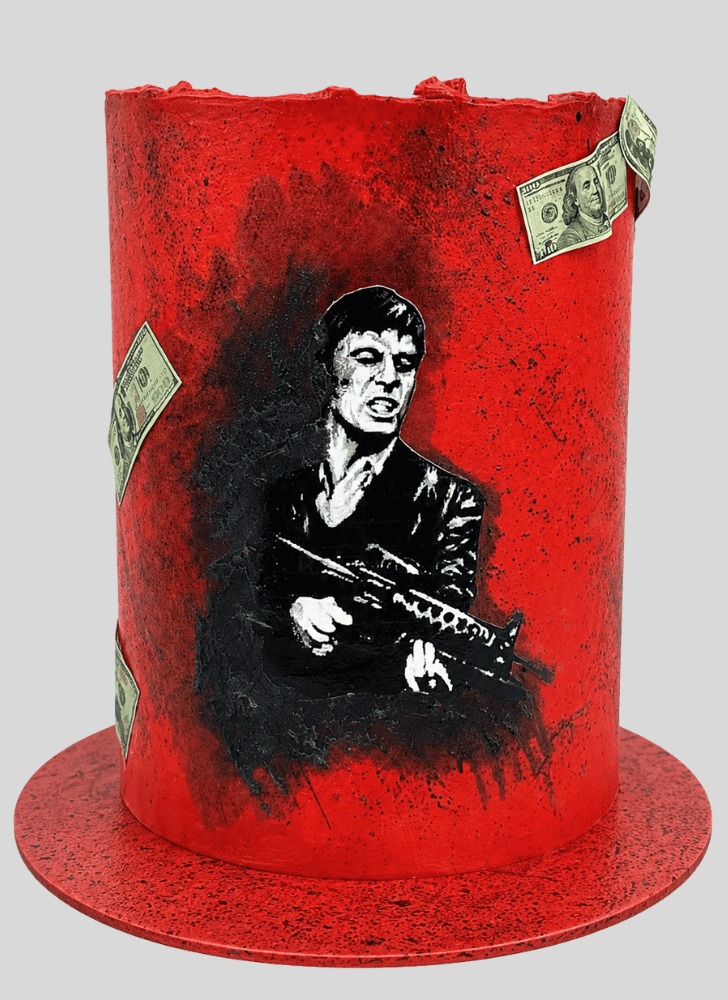 Beauteous Scarface Cake