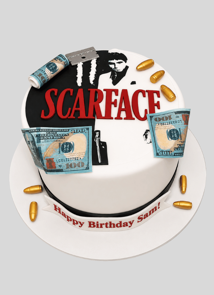 Captivating Scarface Cake