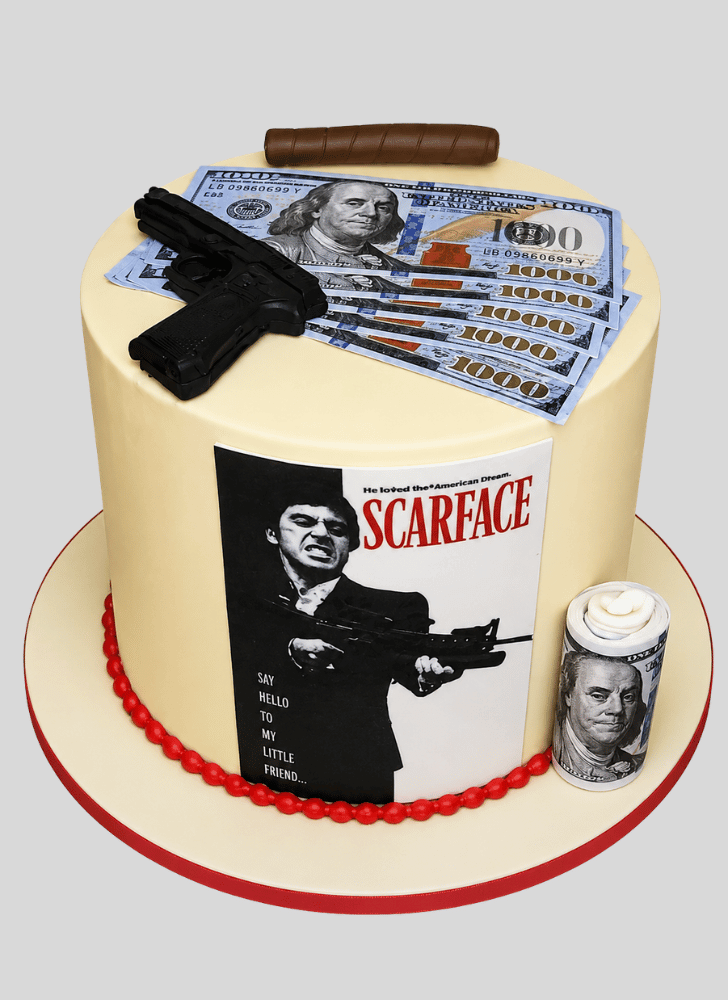 Charming Scarface Cake