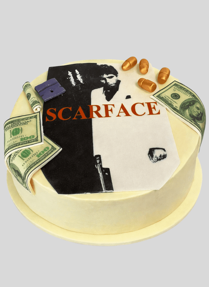 Comely Scarface Cake