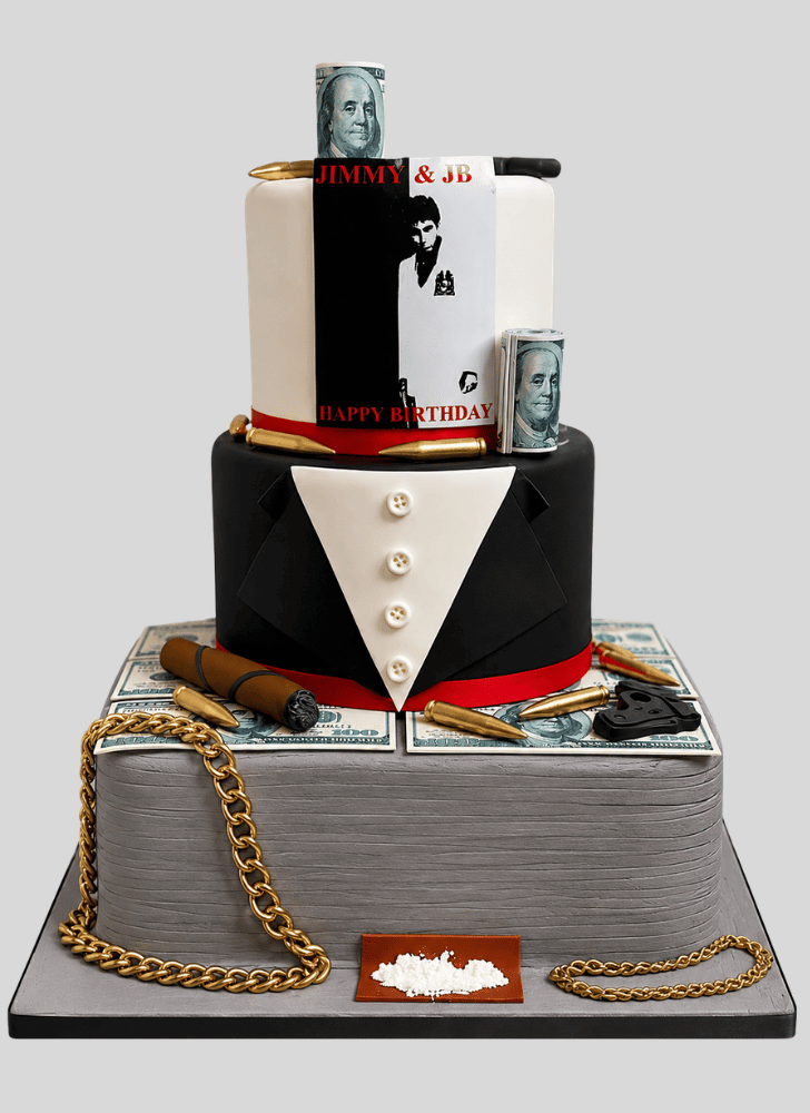 Dazzling Scarface Cake