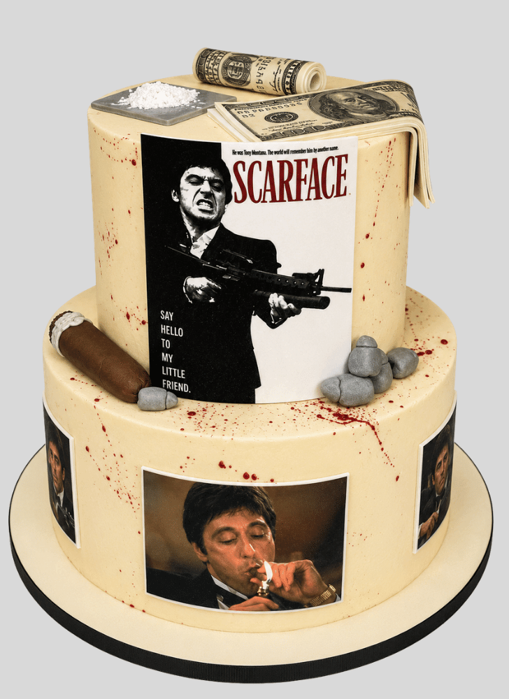 Delicate Scarface Cake