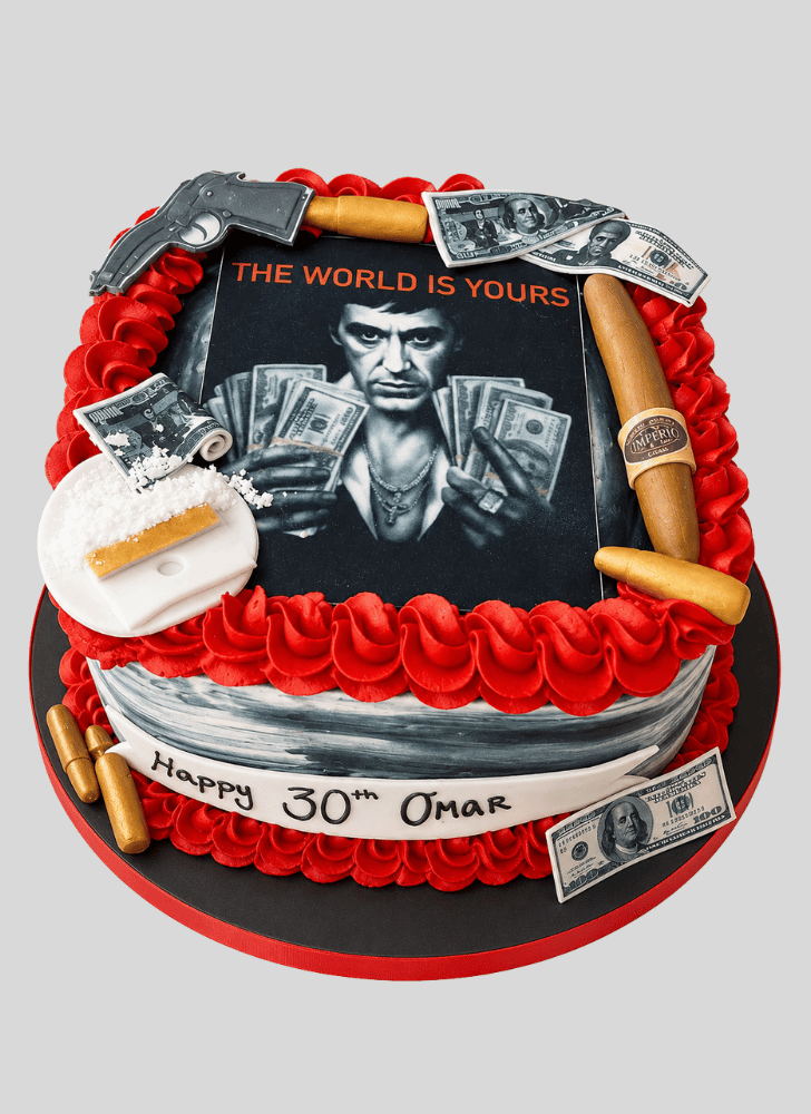 Enthralling Scarface Cake