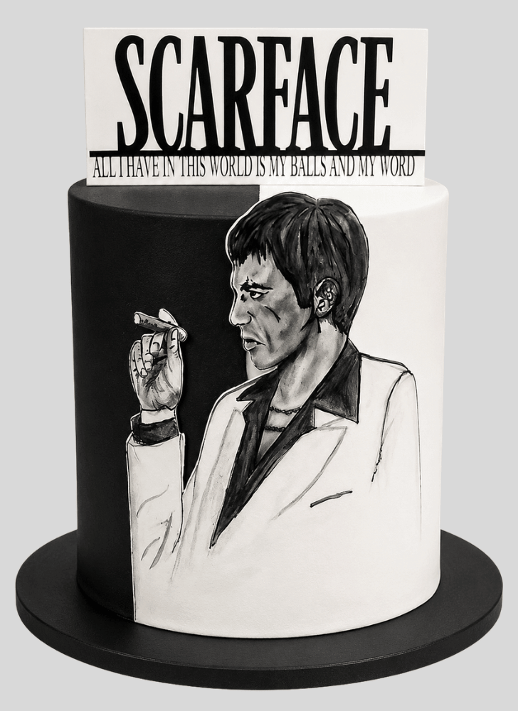 Fascinating Scarface Cake