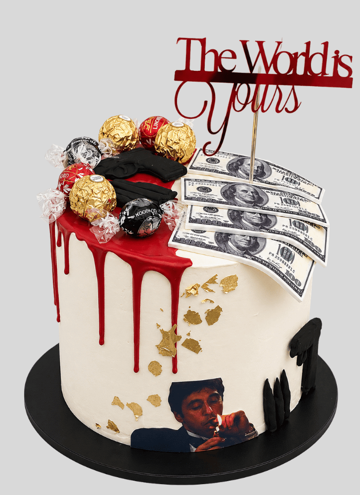Graceful Scarface Cake