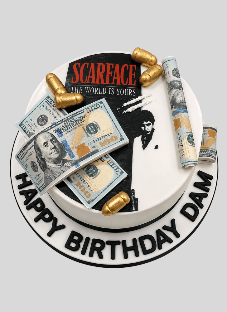 Lovely Scarface Cake Design