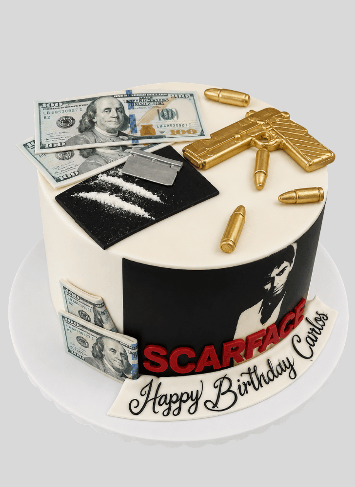 Magnetic Scarface Cake