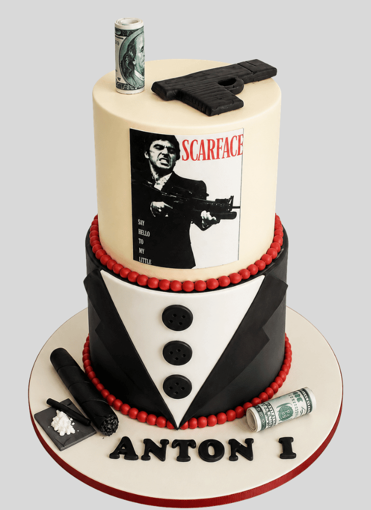 Mesmeric Scarface Cake
