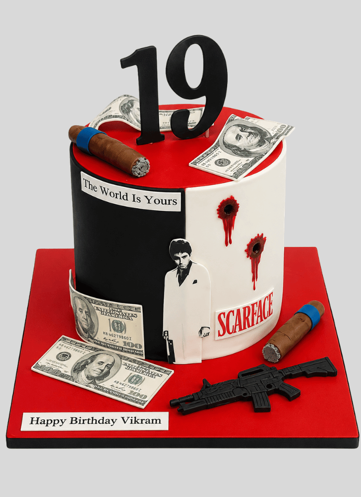 Radiant Scarface Cake
