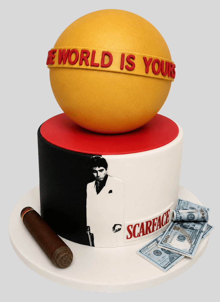 Shapely Scarface Cake