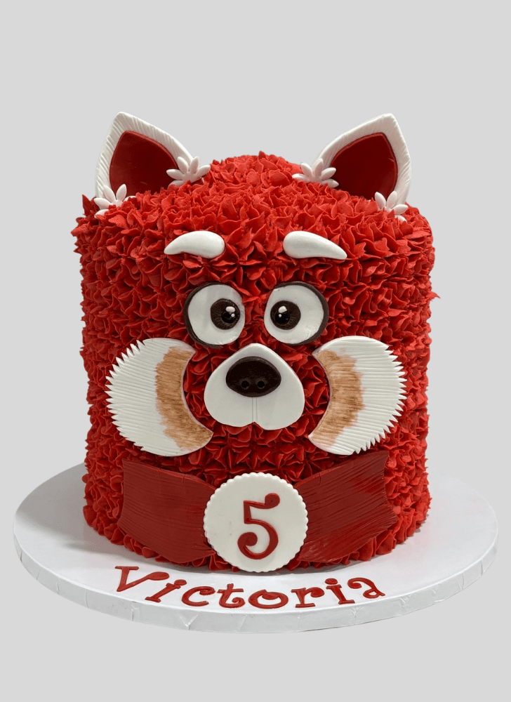 Adorable Turning Red Cake