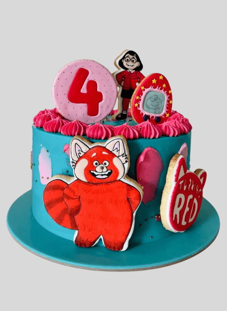 Alluring Turning Red Cake