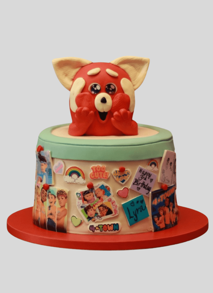 Angelic Turning Red Cake