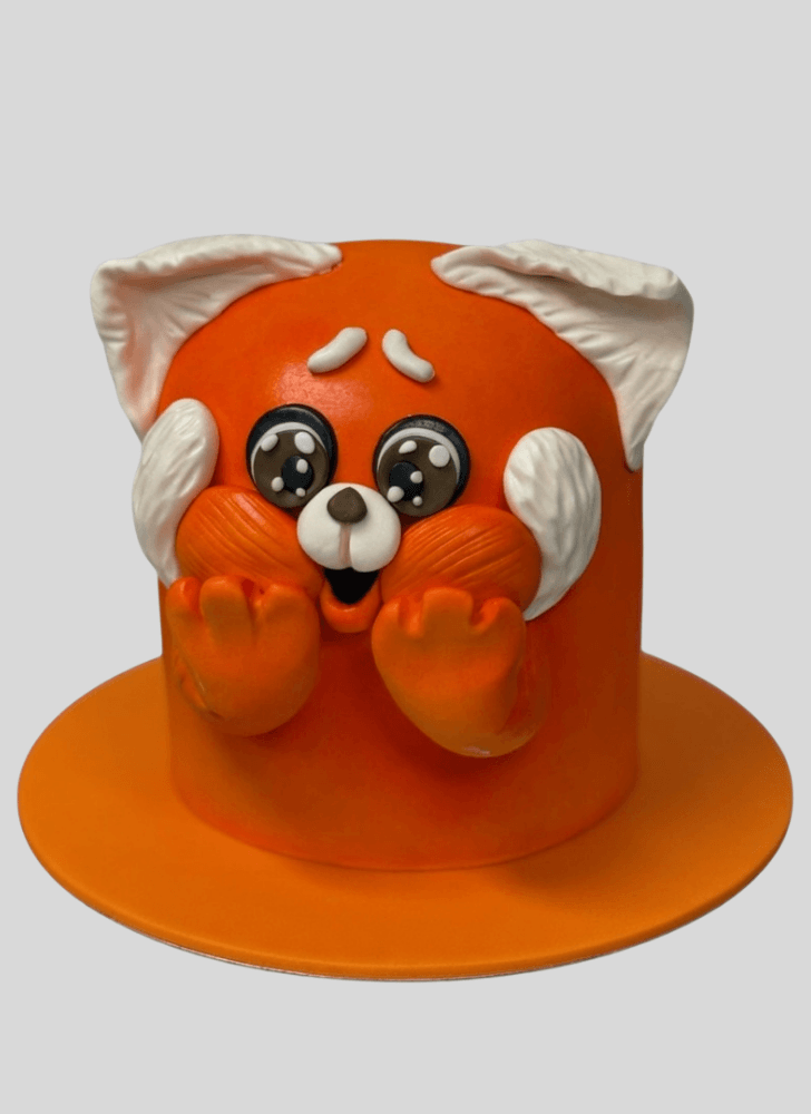 Beauteous Turning Red Cake