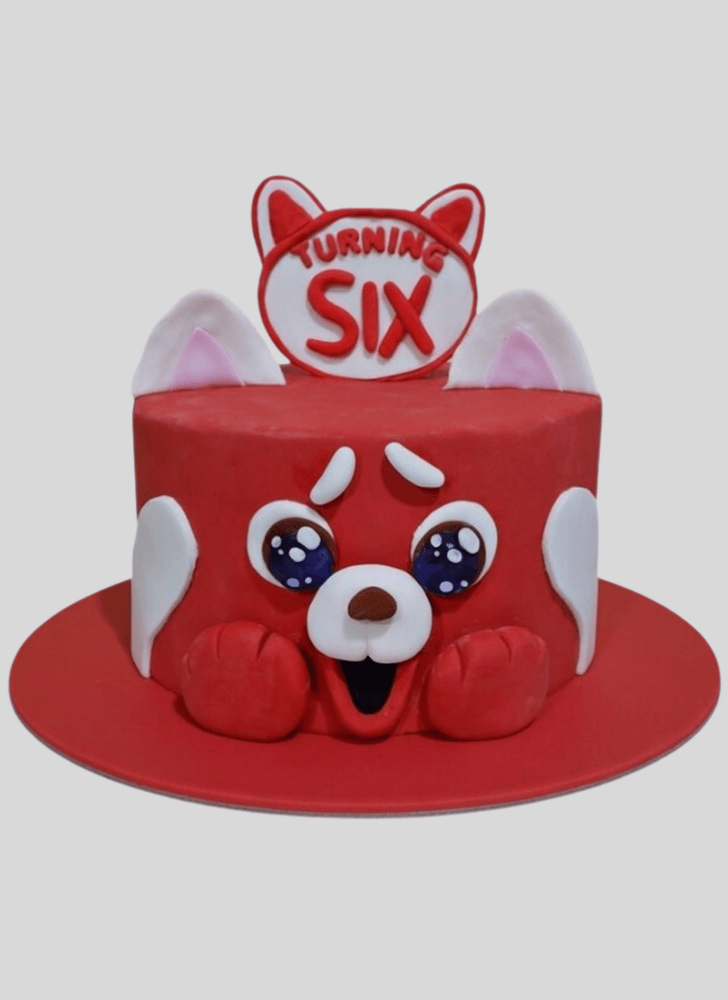 Charming Turning Red Cake