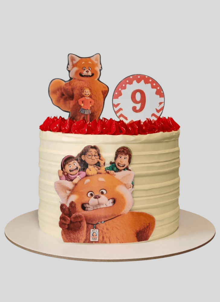 Comely Turning Red Cake