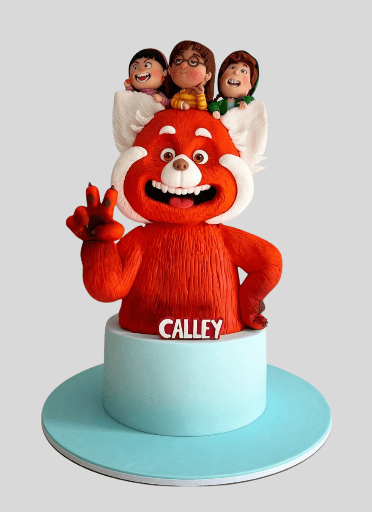 Dazzling Turning Red Cake