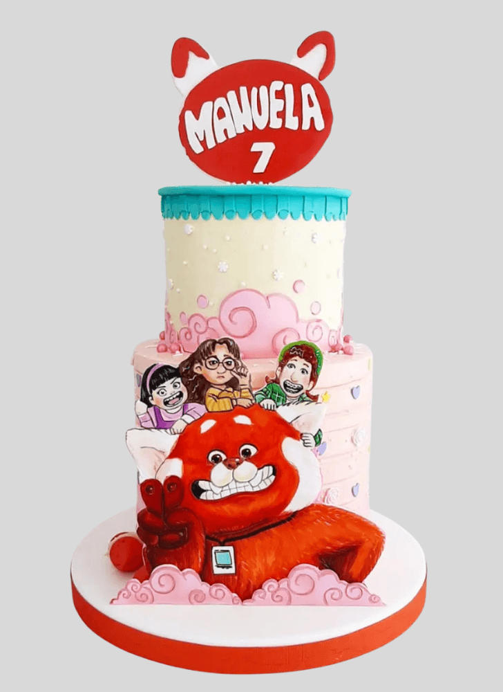 Delicate Turning Red Cake
