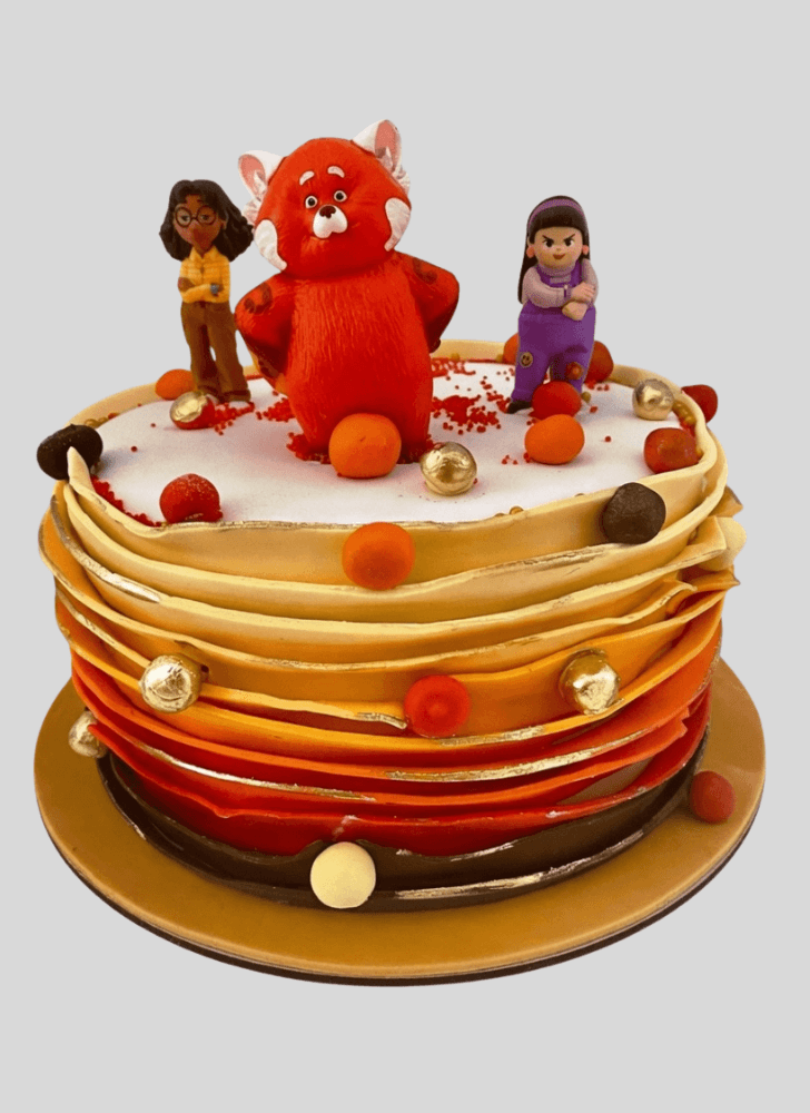 Exquisite Turning Red Cake