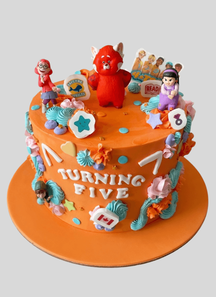 Fascinating Turning Red Cake