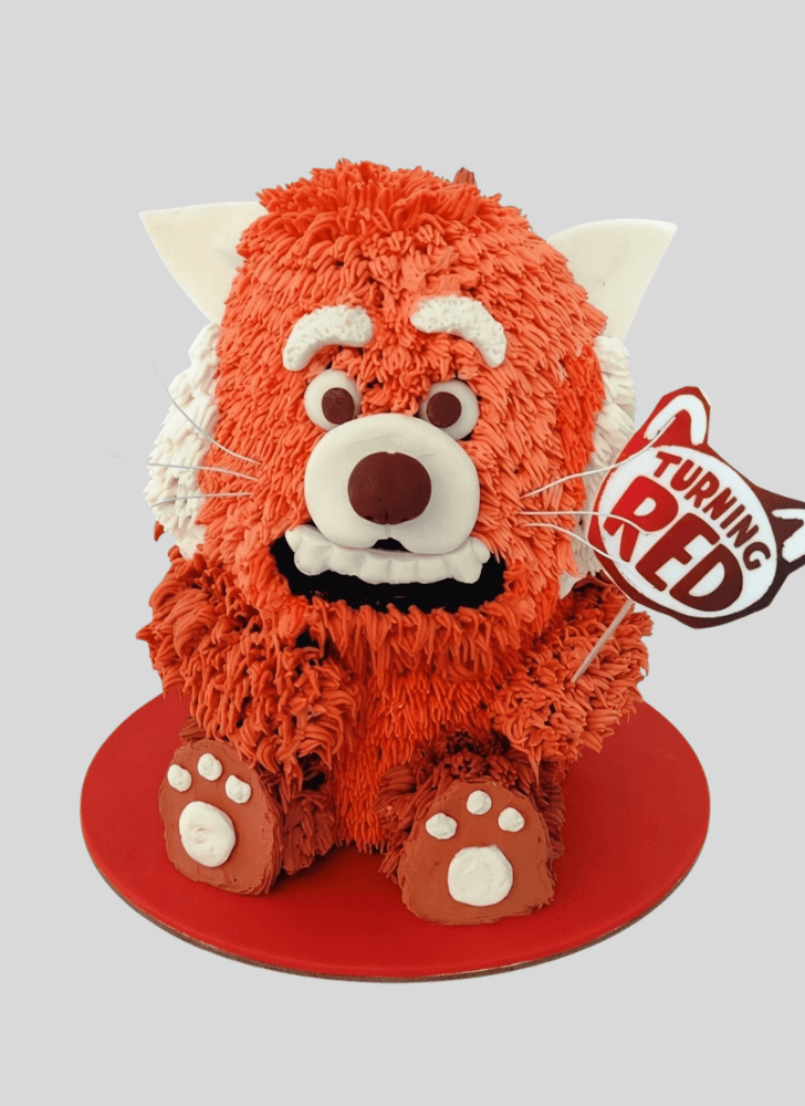 Magnificent Turning Red Cake