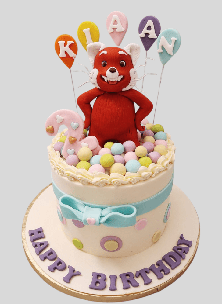 Marvelous Turning Red Cake