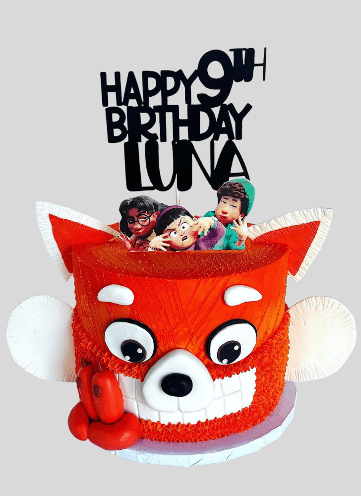 Nice Turning Red Cake