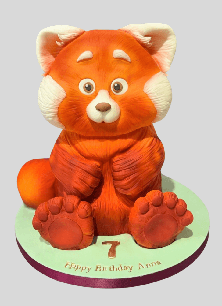 Radiant Turning Red Cake