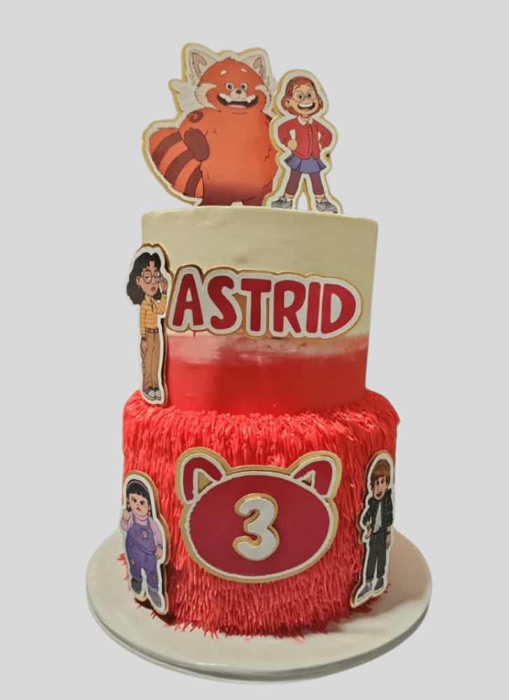 Refined Turning Red Cake