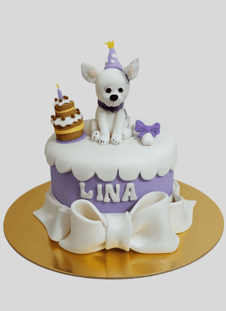 Adorable Chihuahua Cake