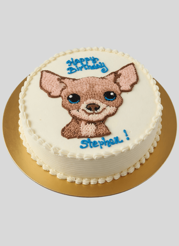 Delicate Chihuahua Cake