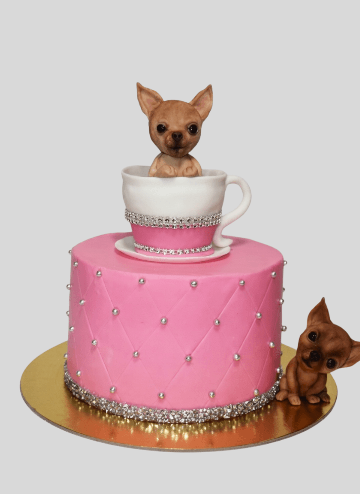 Graceful Chihuahua Cake