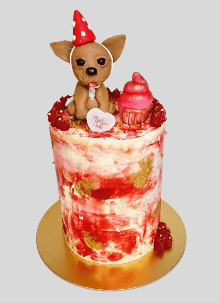 Inviting Chihuahua Cake