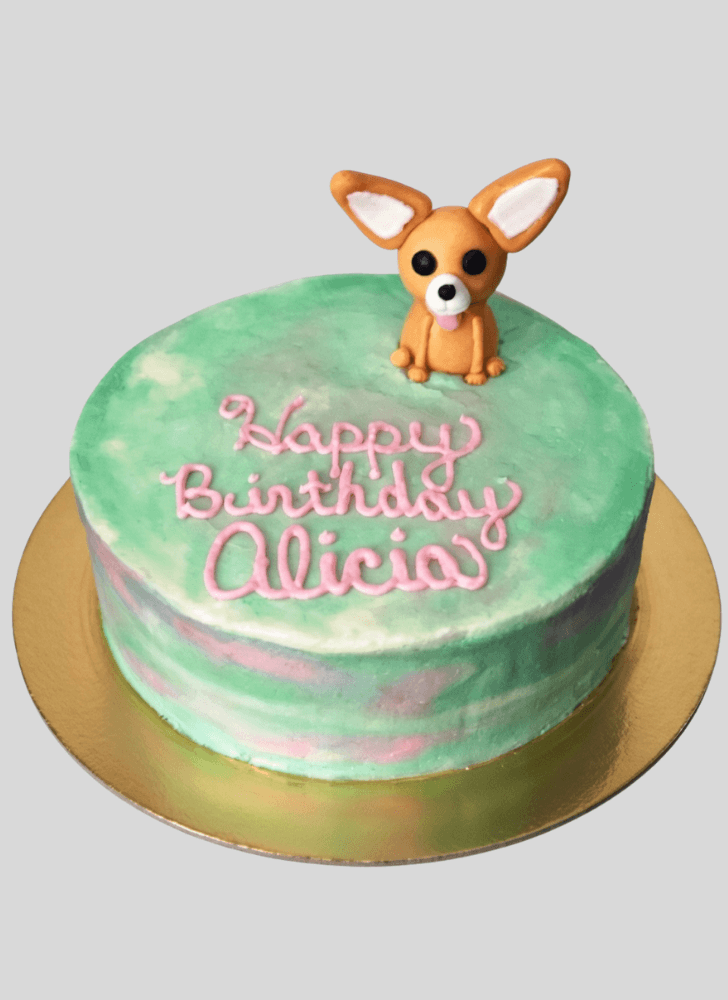 Pleasing Chihuahua Cake