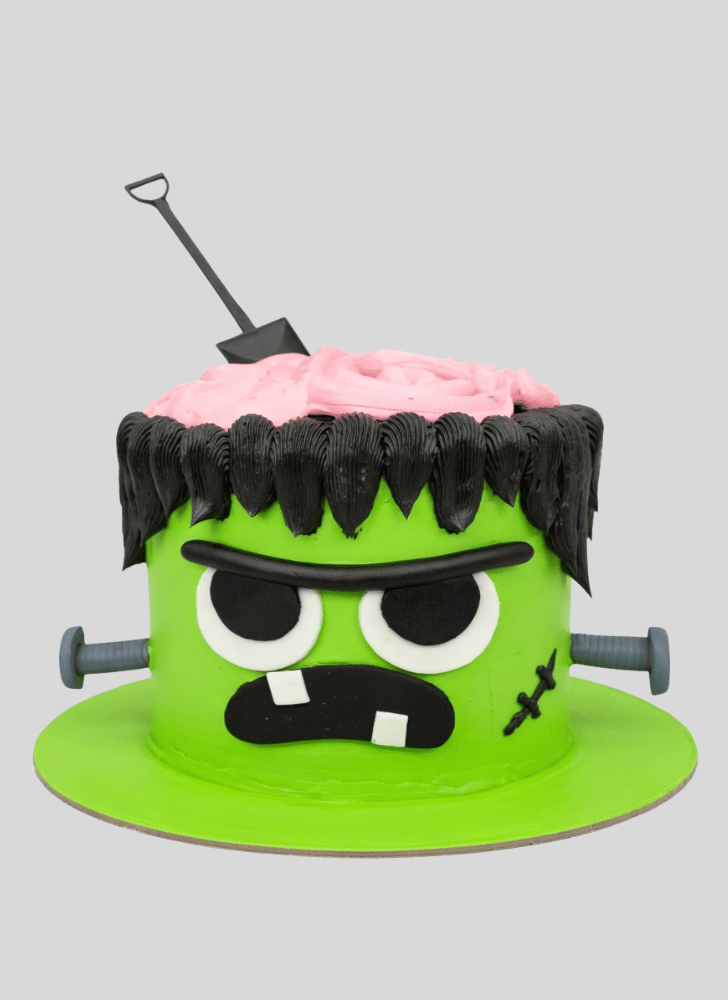 Bewitching Frankenstein Cake