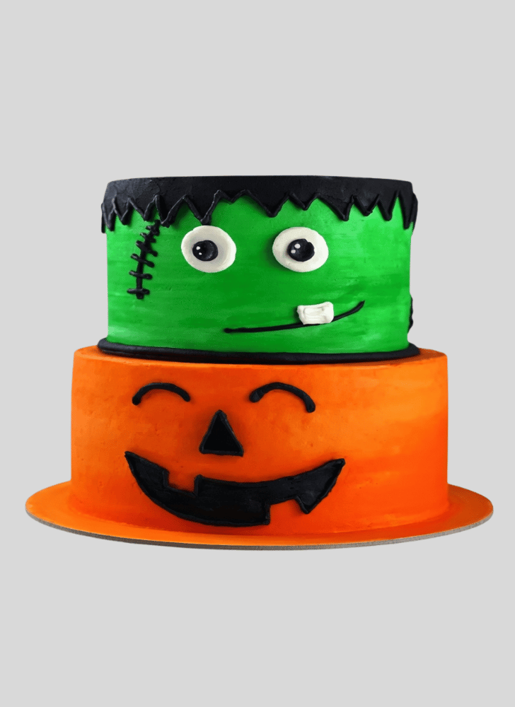 Comely Frankenstein Cake