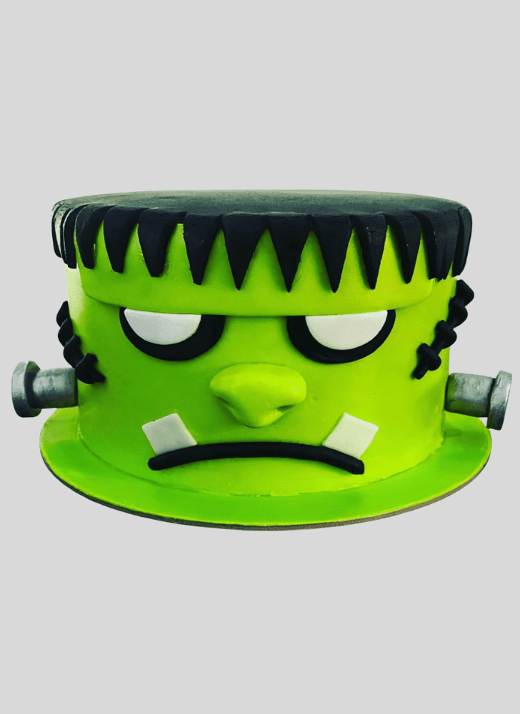 Delicate Frankenstein Cake